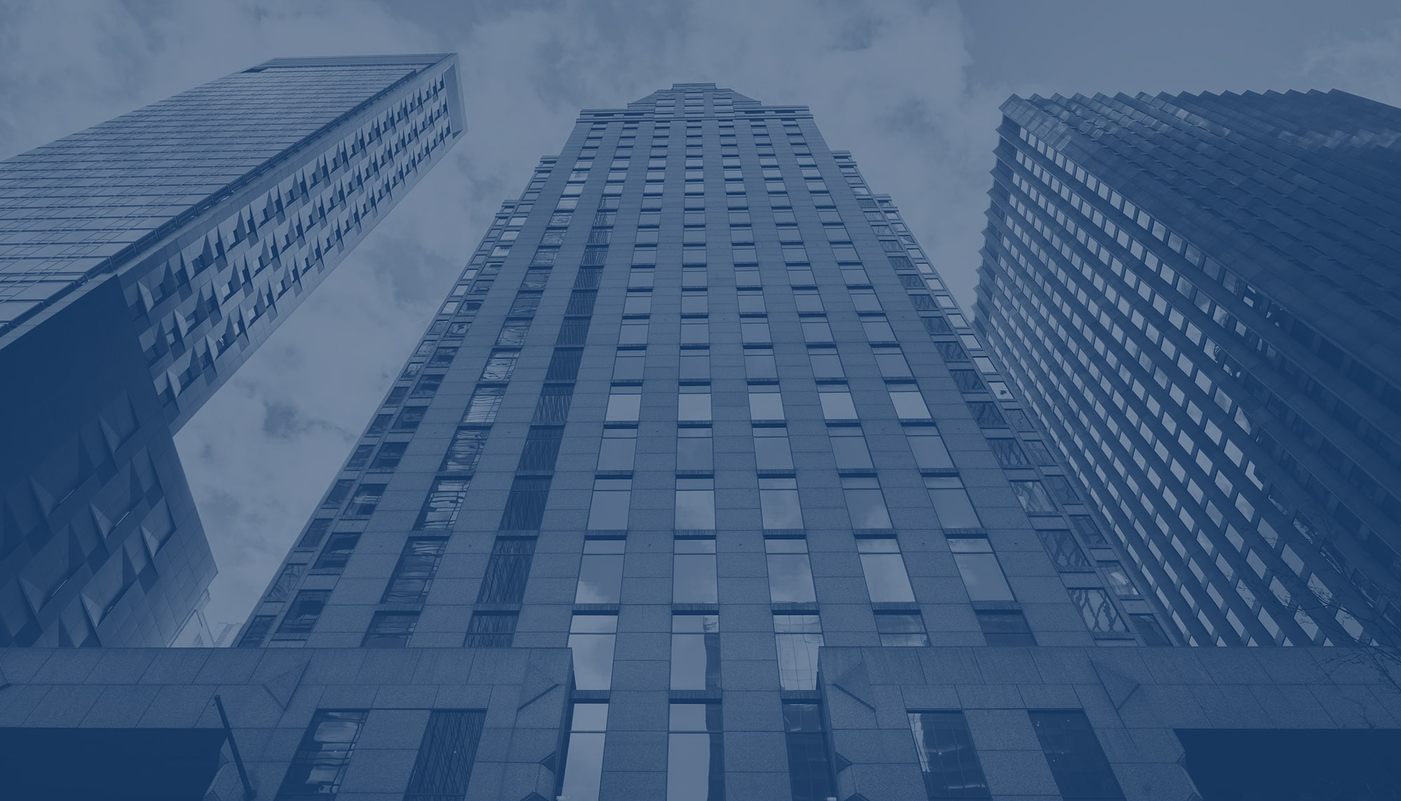 3d rendering of a white office building with a glass entryway