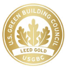 Gold LEED Certified building logo